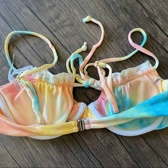 ZAFUL Rainbow Of Mermaid Keyhole String Bikini Swimwear - Picture 3 of 9